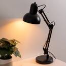 Lamp "Bren" Black metal, H.56 cm Black