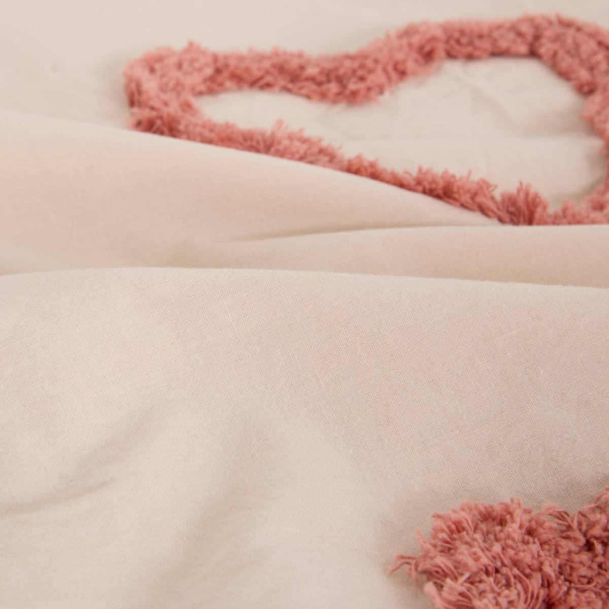 Children's 2-piece bedding set, tufted cotton Pink, 140x200 cm Pink