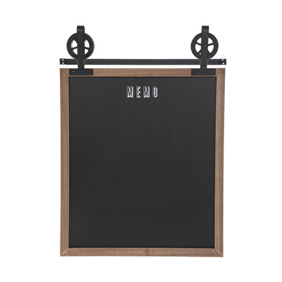 Memo board "dan" black, 55x68 cm