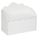 Children's storage bench "Cloud" White, 60x30 cm White