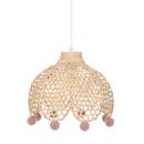 Children's pendant light Bamboo, H.22 cm Natural wood