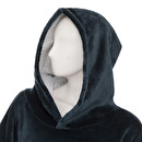 Hooded blanket with sleeves Aegean Blue, L-XL Aegean blue