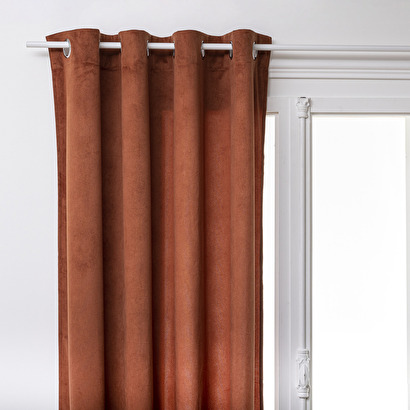 "lilou" curtain terracotta pink, 140x260 cm
