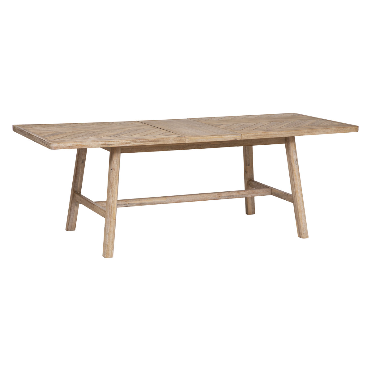 Extendable Dining Table "Aeris" Acacia, L.180-220 cm Natural wood