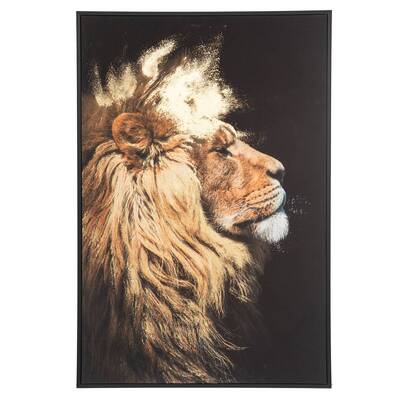 Framed canvas "animals" 60x90 cm