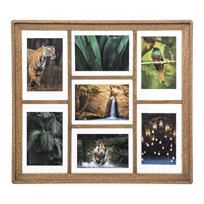 Photo frame "eliott" mango, 7 photos