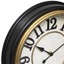 Clock "Nell" Black, Ø 29 cm Black