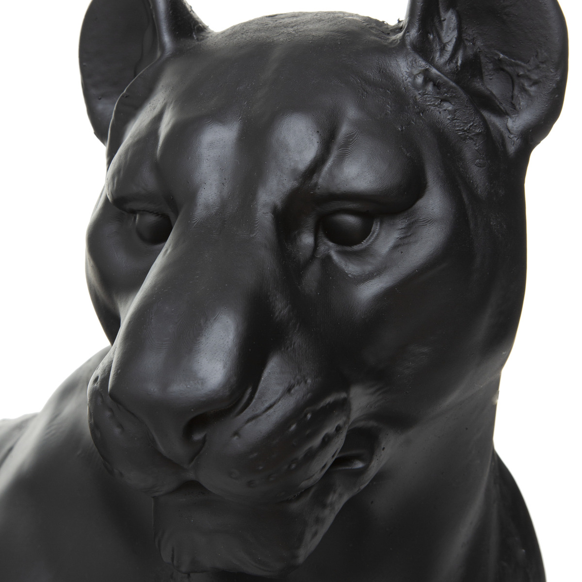 Reclining Leopard Statuette