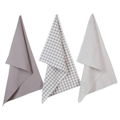 Set of 3 cotton tea towels 45x70 cm