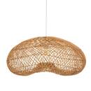 Pendant Light "Jeny" Rattan, D.68 cm Natural wood