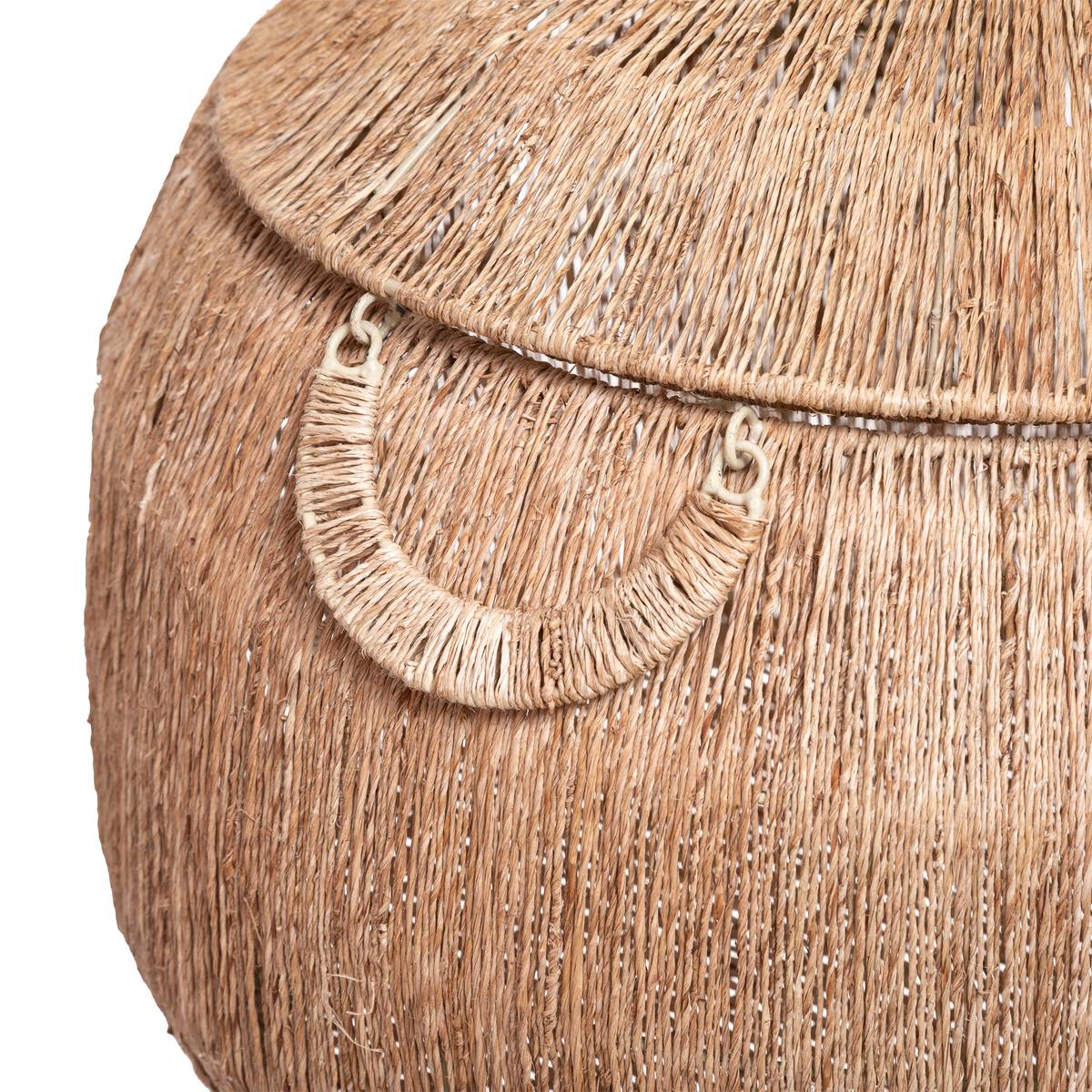 Set of 2 round baskets "Balaya" D.44/54 cm Beige