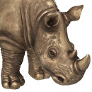 "Rhinoceros" Statue Gold, H.45 cm Gold