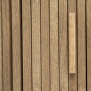 Desk 2 Doors "Colva" Oak effect, L.105 cm Beige
