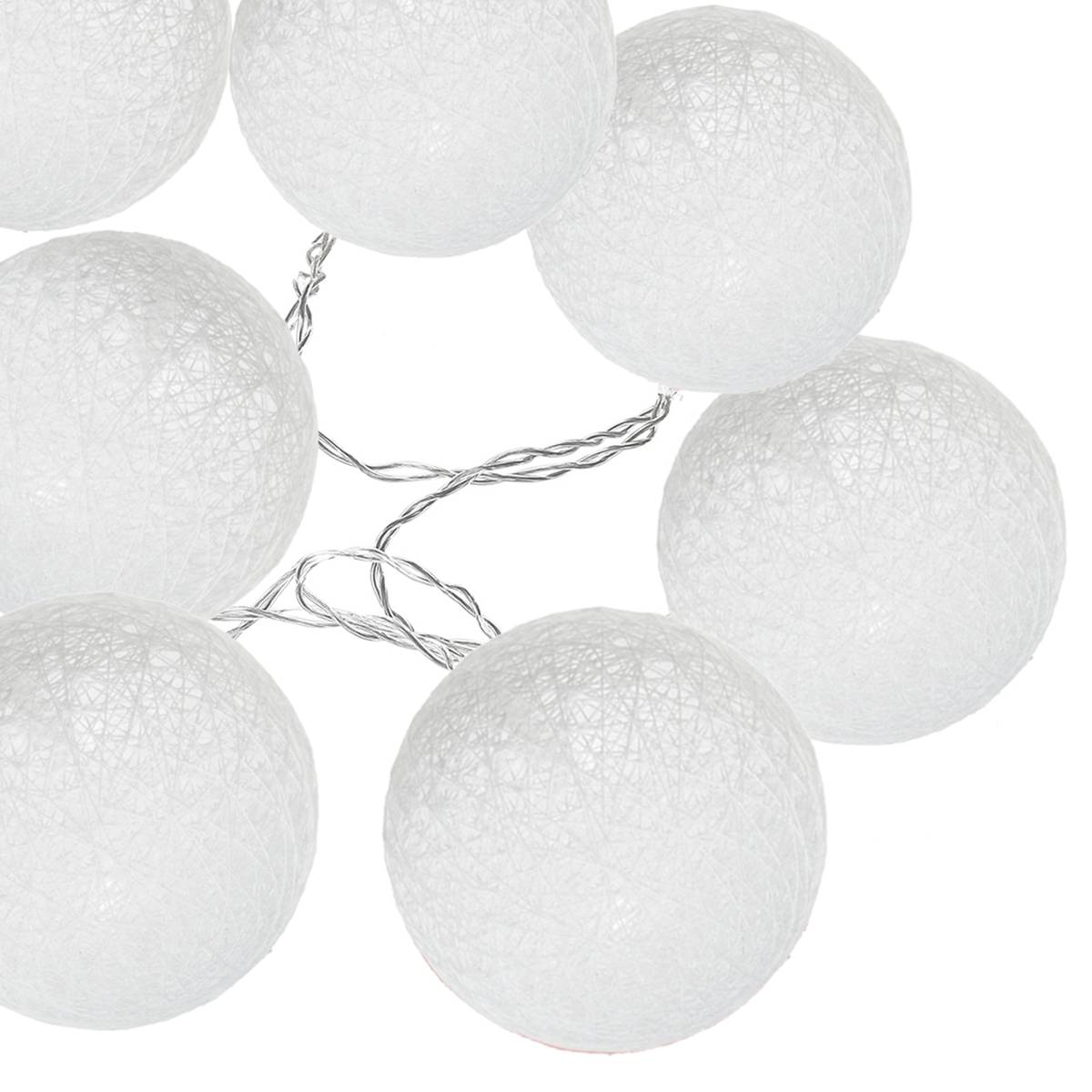 Solar Outdoor String Lights 10 light balls Model 1