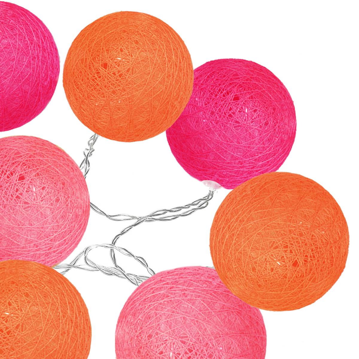 Solar Outdoor String Lights 10 light balls Model 1