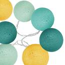 Solar Outdoor String Lights 10 light balls Model 1
