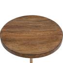 Side Table "Neith" Mango wood, D.35 cm Natural wood