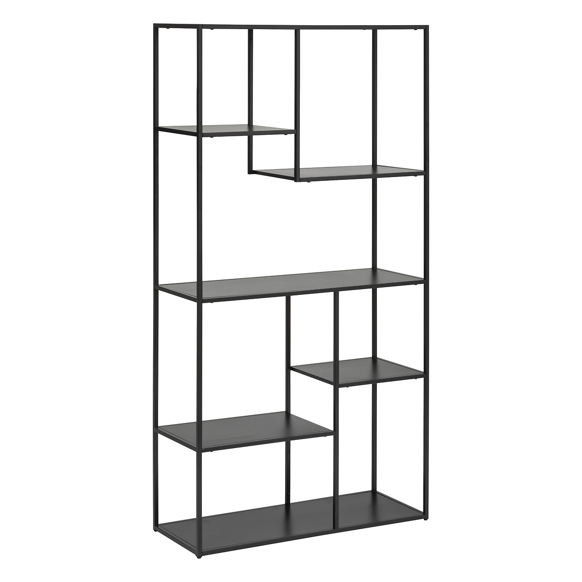 Shelf "Gota" Black metal, 90x180 cm Black