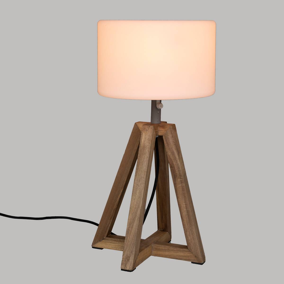 MATIA Outdoor Lamp White H. 59 cm Caramel brown