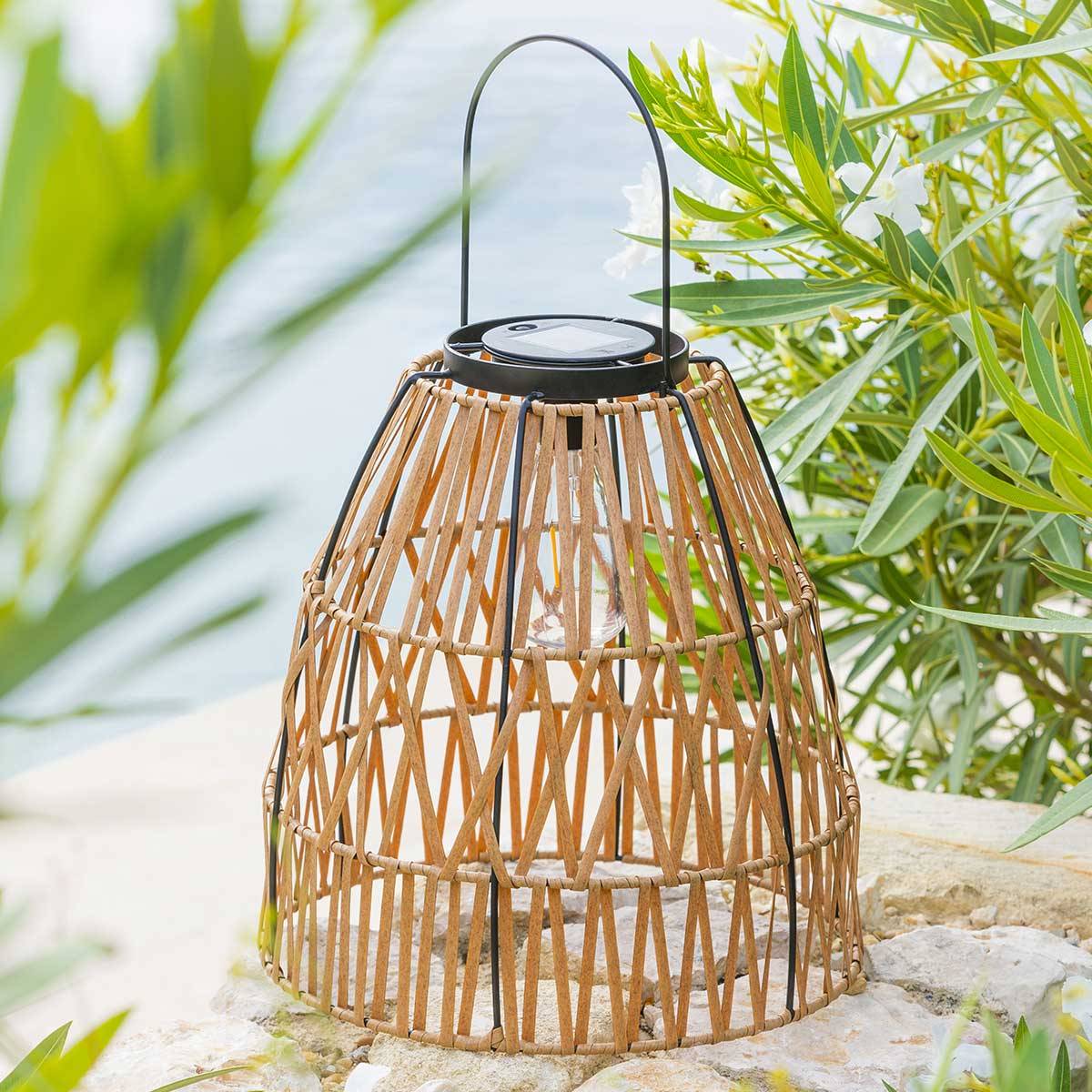 ESHA Solar Outdoor Lamp Beige