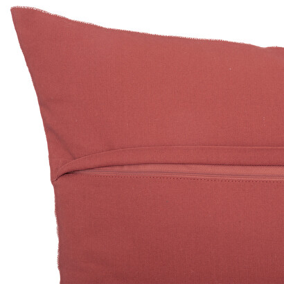 Cushion "linah", cotton terracotta pink, 55x55 cm