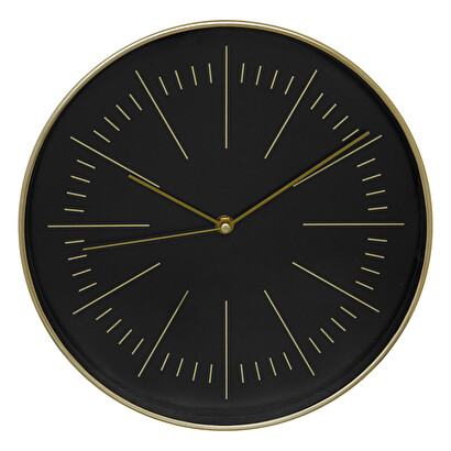 Clock "edith" gold, d.30 cm