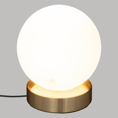 Ball lamp "dris" white, h.16 cm