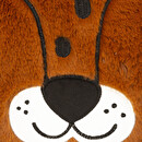 Children's Cushion "Panther" Brown, 30x30 cm Brown