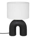 Lamp "Eidel", ceramic Black, 40.5 cm Black