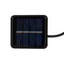 Solar-powered multicolor outdoor string lights 10 light bulbs Multicolored