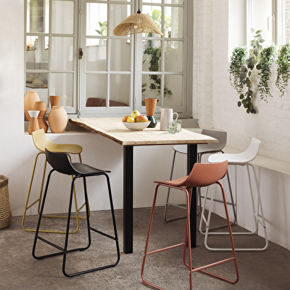 Bar stool "otac" terracotta rose