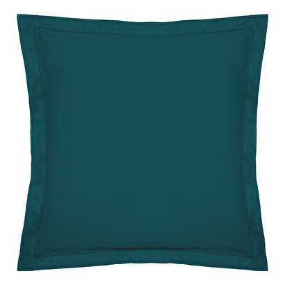 Pillowcase, cotton aegean blue, 63x63 cm