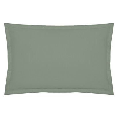 Pillowcase, cotton green, 50x70 cm