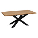 Extendable Dining Table "Olaf" L.180-220 cm Beige