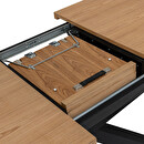 Extendable Dining Table "Olaf" L.180-220 cm Beige