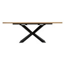Extendable Dining Table "Olaf" L.180-220 cm Beige