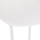 Bar stool "Otac" White White