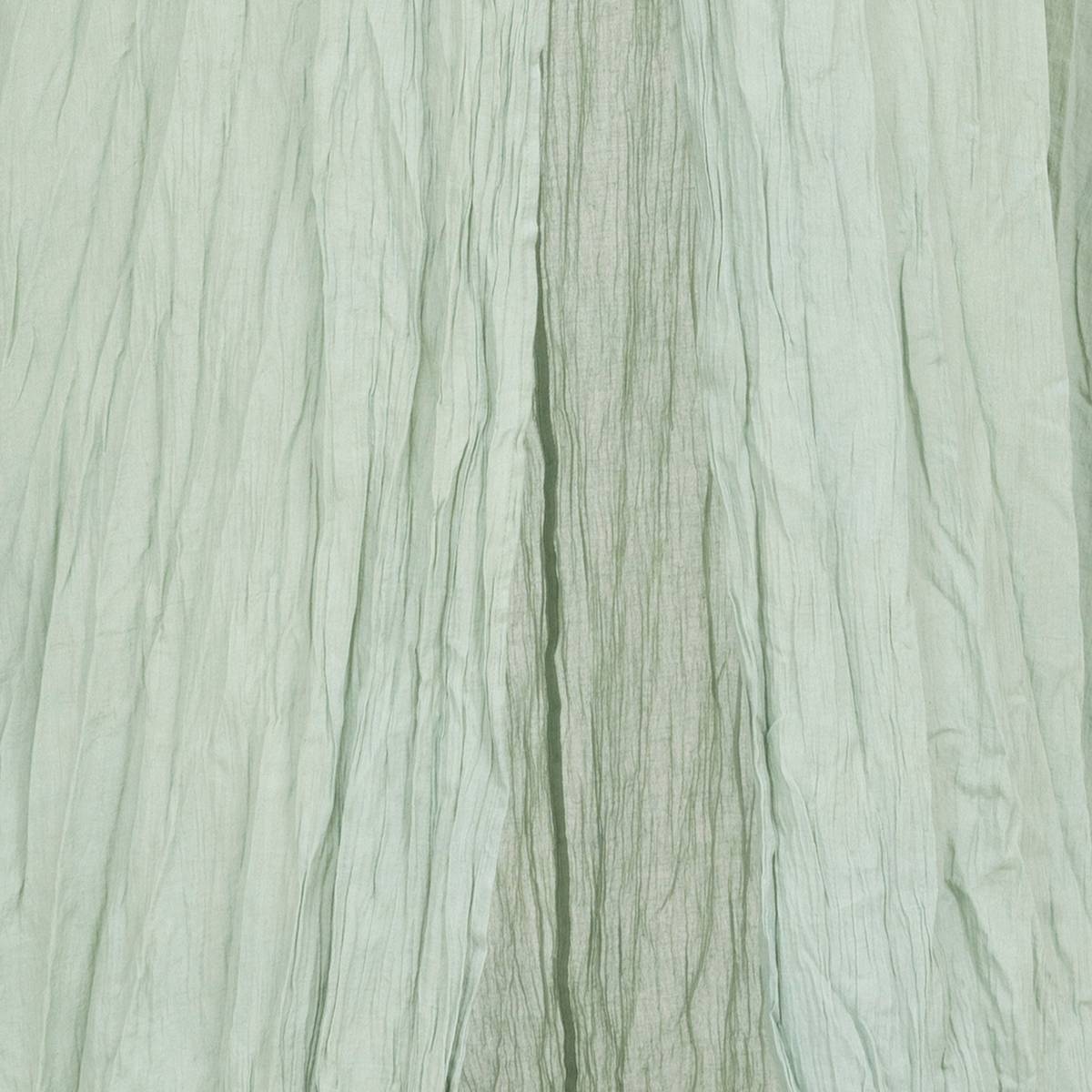 Canopy Bed 'Lili' Cotton gauze, green, H.350 cm Green
