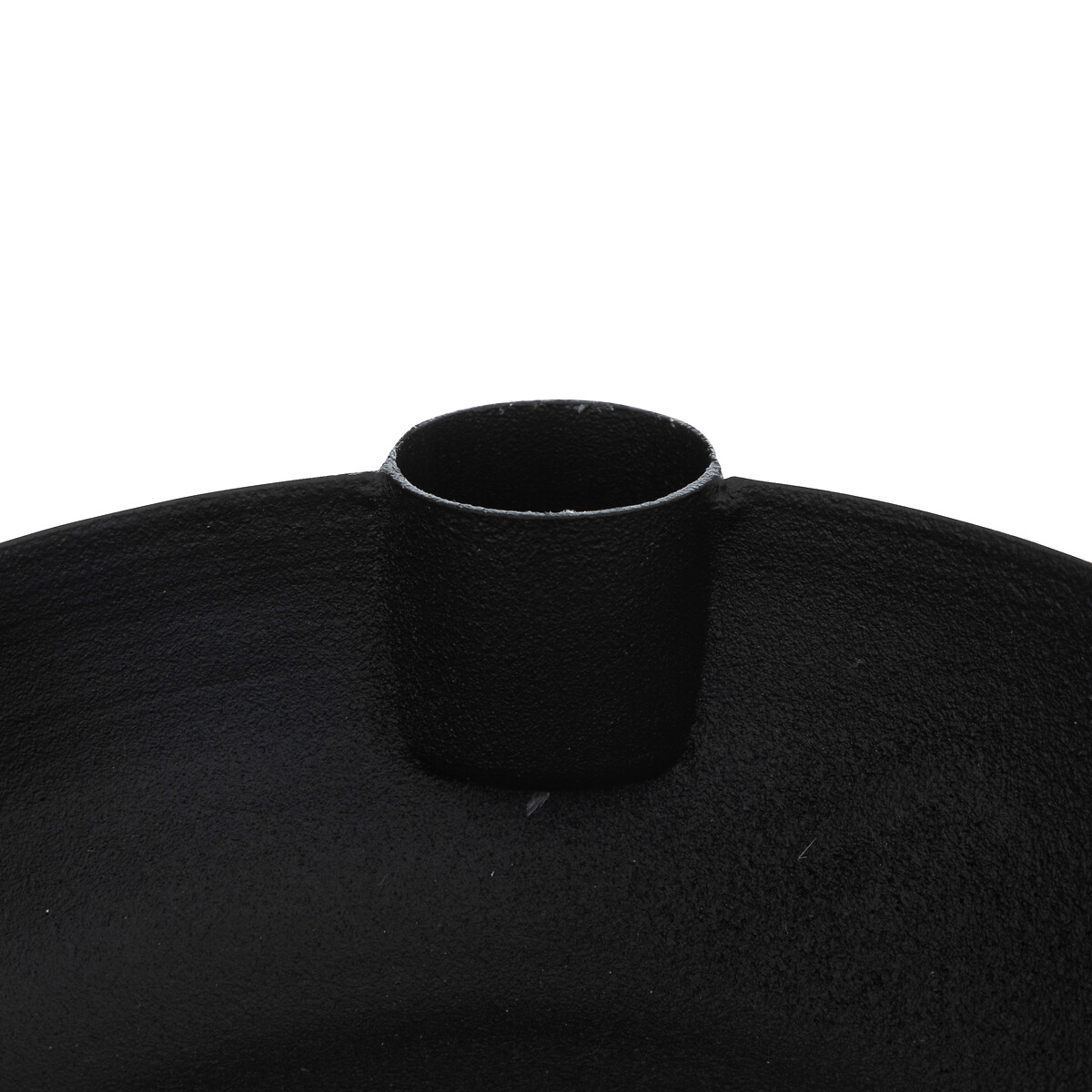 Candle holder Black, D.14 cm Black