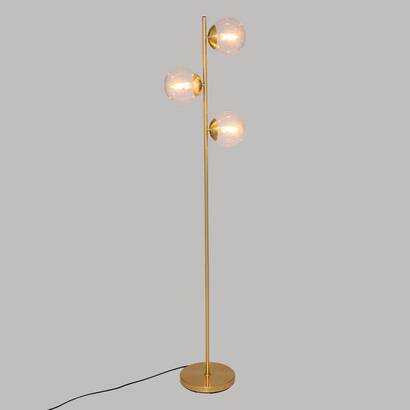 Floor lamp "collector" gold, h.162 cm