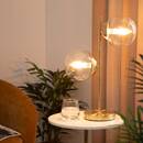 Lamp "Collector" Glass, gold, H.48 cm Gold
