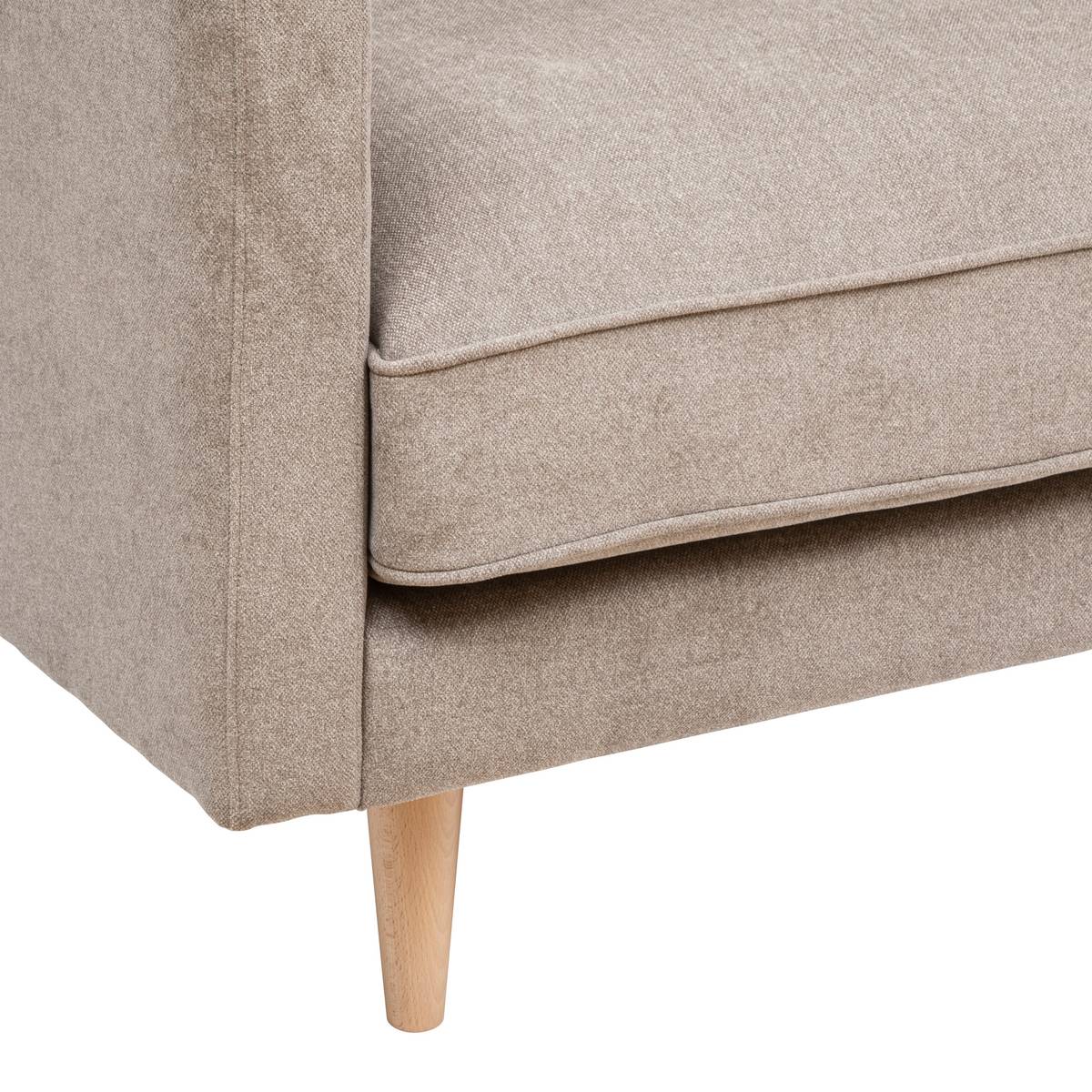Sofa "Candice" Beige, 3 seats Beige