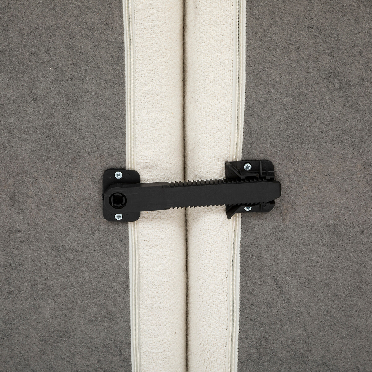 Corner Module "Kiona" Bouclette, White Ivory white