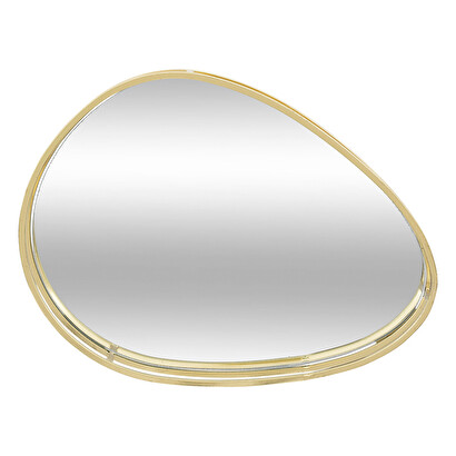 Set of 3 trays gold, l.23.5/27/30 cm