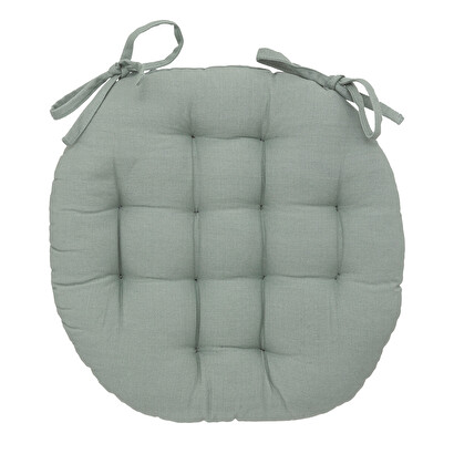 Chair cushion "anjali" celadon green, d.38 cm