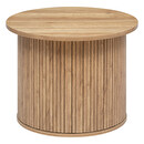 Coffee Table "Colva" Veneer D.60 cm Natural wood