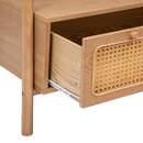 Entryway Furniture 1 Drawer "Tiria" Ash veneer, H.162 cm Natural wood