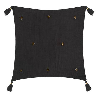 Cushion "jamana" dark grey, 40x40 cm