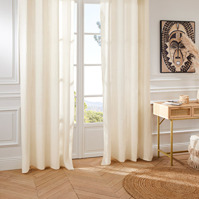 Curtain "jamana" ivory white, 130x260 cm