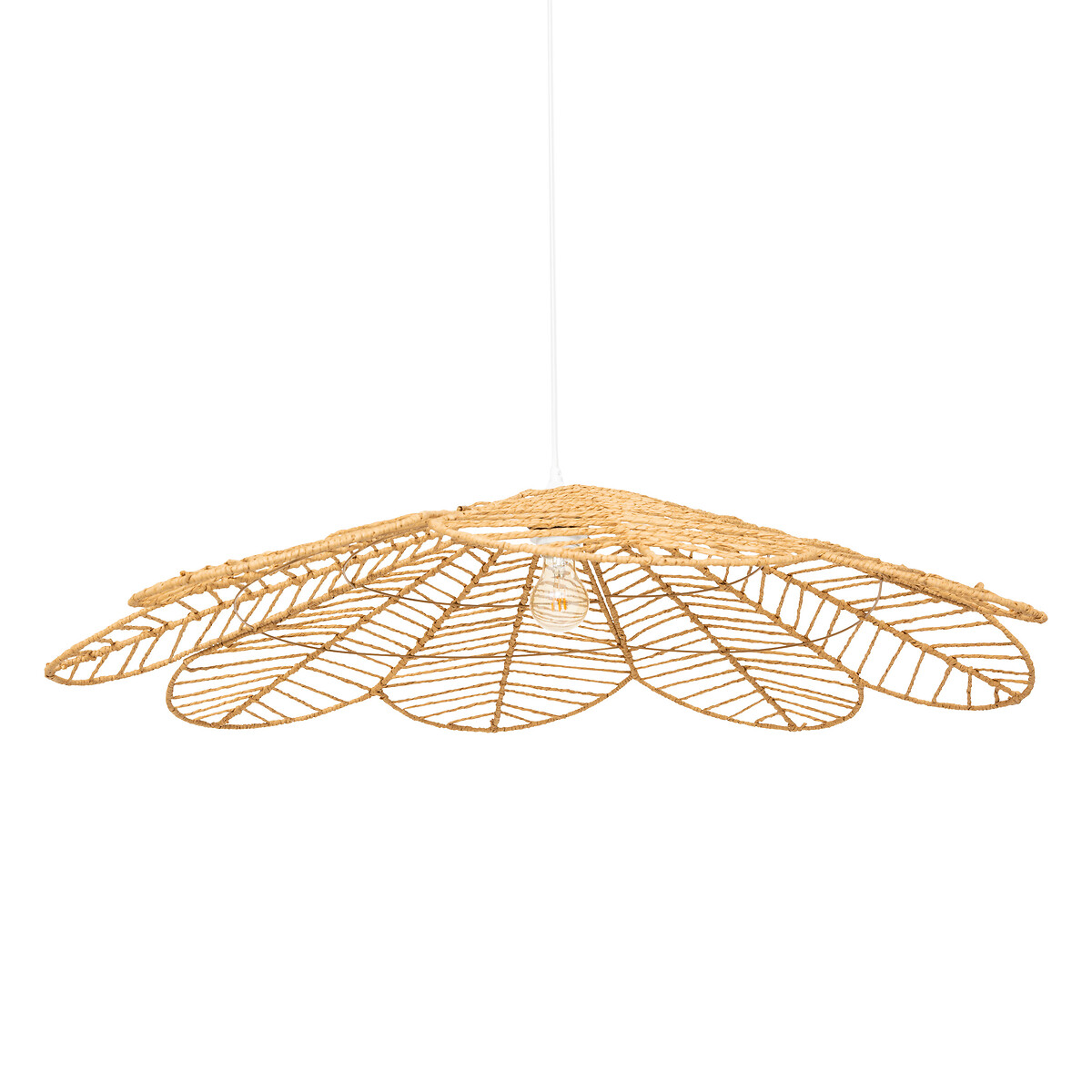 Pendant Light "Folk" Beige, Ø 98 cm Beige